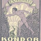 Ex-libris (bookplate) - Bernát Kondor