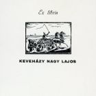 Ex-libris (bookplate) - Lajos Keveházy Nagy