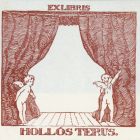 Ex-libris (bookplate) - Terus Hollós