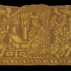 Border fragment - with the sceene of the Annunciation