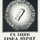 Ex-libris (bookplate) - József Linka