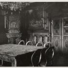 Interior photograph - dining-hall in the Bánffy Palace of Válaszút