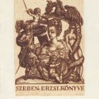 Ex-libris (bookplate) - Erzsi Szeben