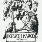 Ex-libris (bookplate) - The book of Károly Horváth