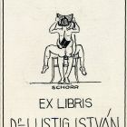 Ex-libris (bookplate) - Dr. István Lustig