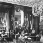 Interior photograph - salon in the Zichy palace (Múzeun str. 15.)