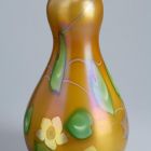 Vase - Gourd shaped, with flowers