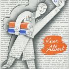 Occasional graphics - New Year's greeting: Happy New Year 1935 Albert Kner