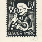 Ex-libris (bookplate) - Imre Bauer