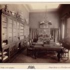 Interior photograph - library in the Emmer Palace, Buda (Bem embankment 8.)