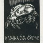 Ex-libris (bookplate) - Book of Éva B. Vajna