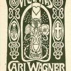 Ex-libris (bookplate) - Carl Wagner