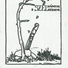 Ex-libris (bookplate) - Book of cantor Szél