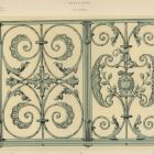 Design sheet - design for ironwork railing