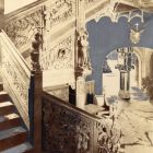 Exhibition photograph - staircase, German pavilion, Paris Universal Exposition 1900