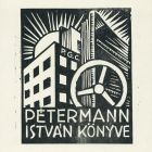 Ex-libris (bookplate) - Book of István Pétermann