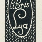 Ex-libris (bookplate) - Lya