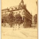 Architectural photograph - facade of the Emmer Palace in Buda looking for the Danube
