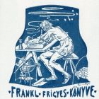 Ex-libris (bookplate) - Book of Frigyes Frankl