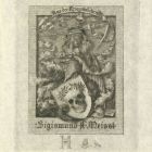 Ex-libris (bookplate) - Aus der Kriegsbücherei Sigismund F. Meissl