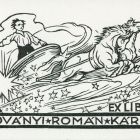 Ex-libris (bookplate) - Károly Radványi Román