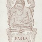 Ex-libris (bookplate) - Paula Hunyadi