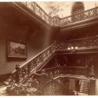 Interior photograph - staircase in the Emmer palace, Buda, (Bem embankment 8.)
