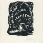 Ex-libris (bookplate) - Gianni Mantero