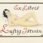 Ex-libris (bookplate) - István Lustig