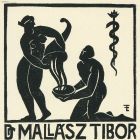 Ex-libris (bookplate) - Dr. Tibor Mallász