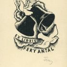 Ex-libris (bookplate) - Antal Fery (ipse)