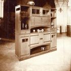 Exhibition photograph - sideboard, Christmas Exhibition of The Association of Applied Arts 1901