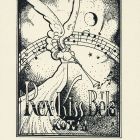 Ex-libris (bookplate) - The sheet music of Dr. Béla Rex Kiss