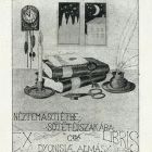 Ex-libris (bookplate) - C( omte )ssae Dionisiae Almásy