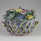 Bowl with lid - Basket shaped