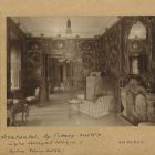 Interior photograph - women's salon in the Koháry-Coburg Castle of Szentantal