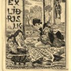 Ex-libris (bookplate) - J. K.