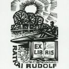 Ex-libris (bookplate) - Rudolf Rátkai