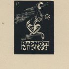 Ex-libris (bookplate) - Miklós Radnóti