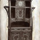 Exhibition photograph - sideboard, Autumn Furniture Exhibition of the Museum of Applied Arts 1899