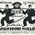 Occasional graphics - Announcement: Dial the new phone number ... Miklós Lamensdorf