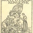 Ex-libris (bookplate) - The book of Public Library of Vágujhely (Nové Mesto nad Váhom)