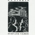 Ex-libris (bookplate) - Vilmos Horváth