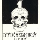 Ex-libris (bookplate) - Book of Dr. Miklós Fischer