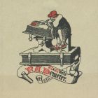 Ex-libris (bookplate) - P. A. Demeter