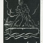 Ex-libris (bookplate) - The book of Dr. Kálmán Arady