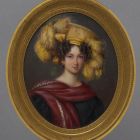 Miniature portrait - Portrait of Josephine Theer (?)