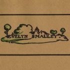 Ex-libris (bookplate) - Evelyn Smalley