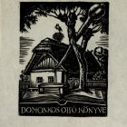 Ex-libris (bookplate) - Book of Ottó Domonkos