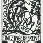 Ex-libris (bookplate) - The book of Ferenc Einczinger (ipse)